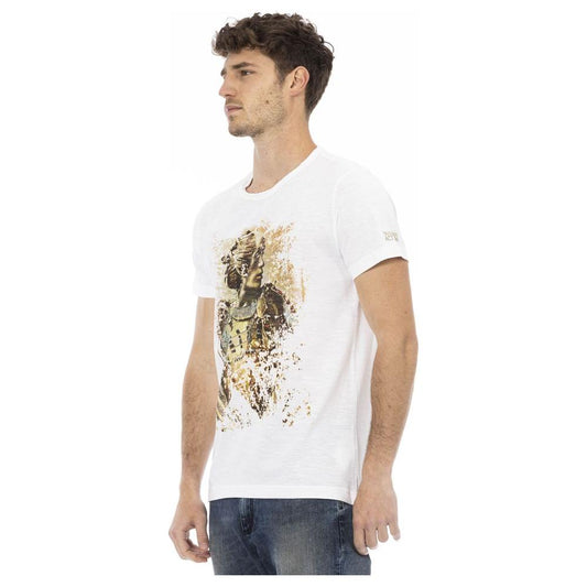 Trussardi Action White Cotton Men's T-Shirt Trussardi Action