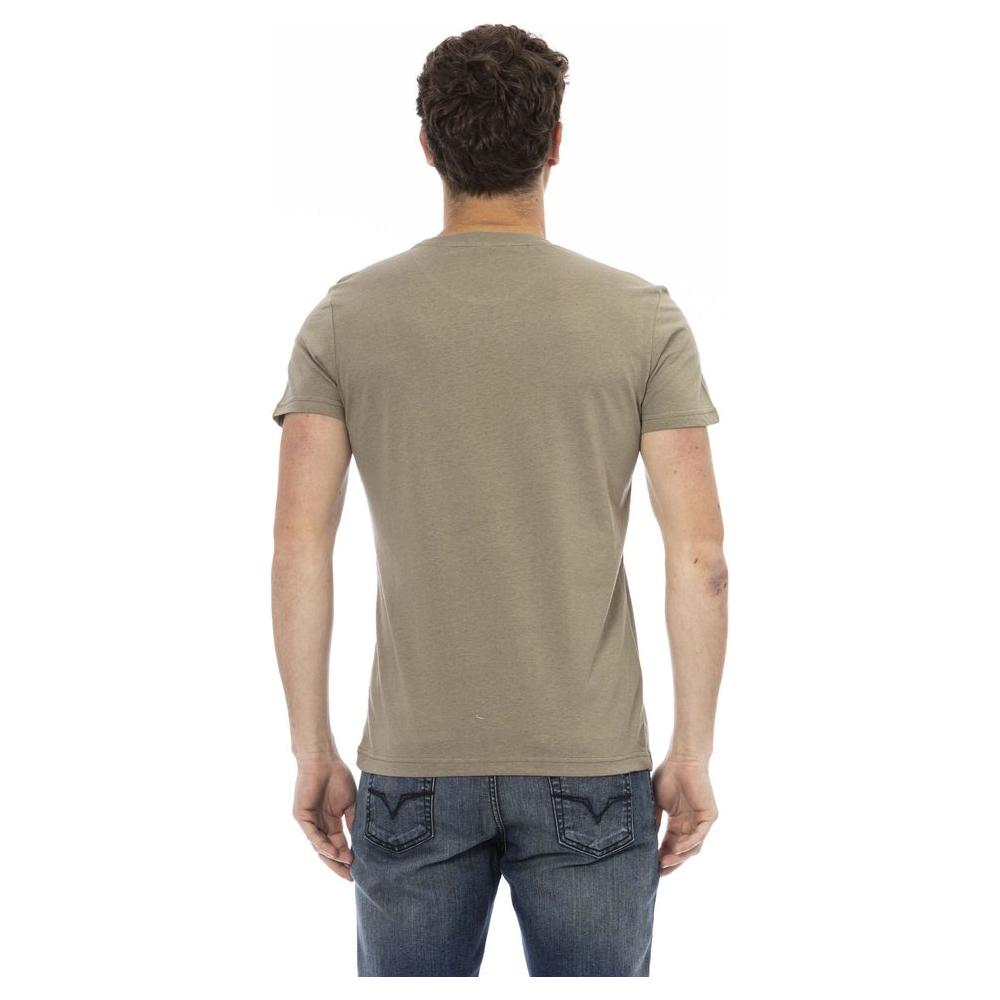 Trussardi Action Green Cotton Men TShirt Trussardi Action