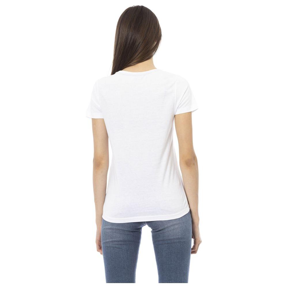 Trussardi Action White Cotton Women T-Shirt Trussardi Action