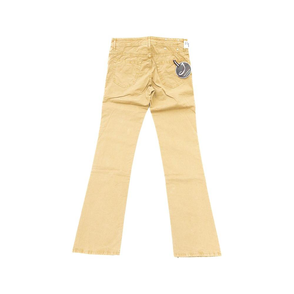 Jacob Cohen Beige Cotton Men Jeans Jacob Cohen