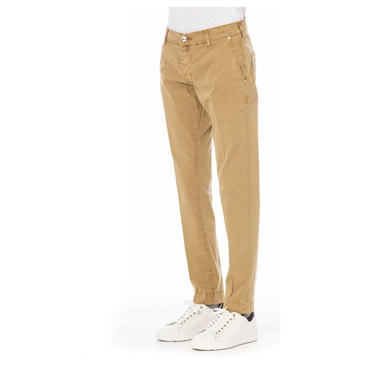 Jacob Cohen Beige Cotton Men's Trouser Jacob Cohen