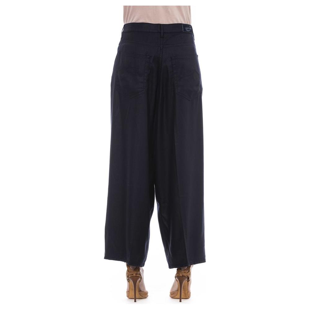 Jacob Cohen Black Cotton Women's Pant Jacob Cohen