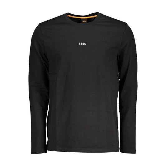 Hugo Boss Sleek Cotton Blend Long Sleeve Tee Hugo Boss