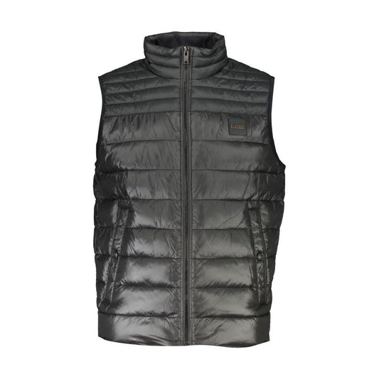 Hugo Boss Sleeveless Zip Vest with Logo Detail Hugo Boss