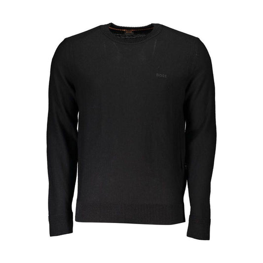 Hugo Boss Black Wool Men Sweater