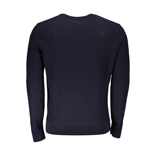 Hugo Boss Blue Wool Men Sweater Hugo Boss