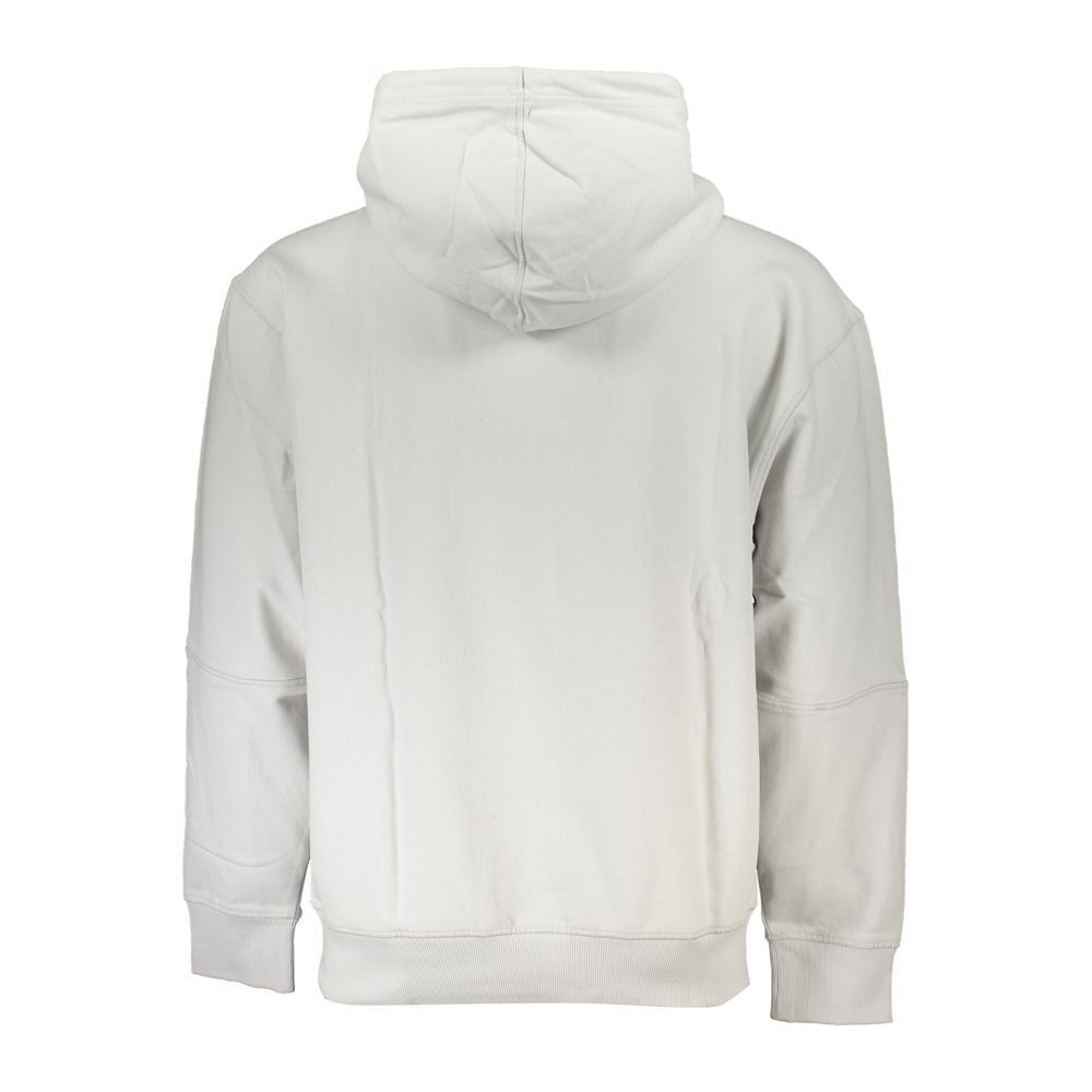 Hugo Boss Elegant Long-Sleeved Hooded Sweatshirt in Gray Hugo Boss