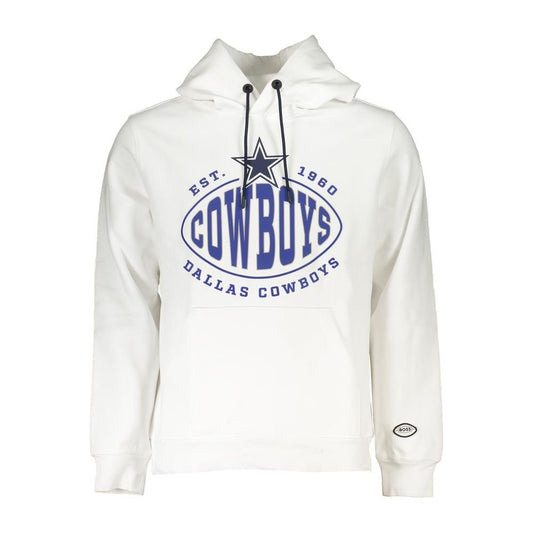 Hugo Boss Sleek White Hooded Sweatshirt for Men Hugo Boss