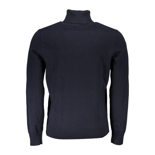 Hugo Boss Elegant Turtleneck Cotton-Cashmere Sweater Hugo Boss