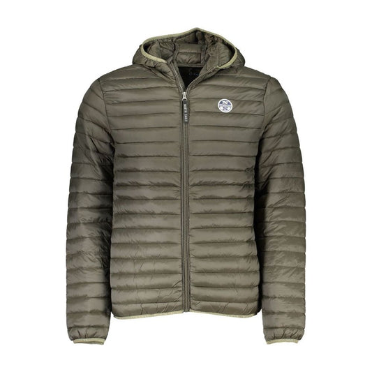 North Sails Green Polyamide Men Jacket North Sails