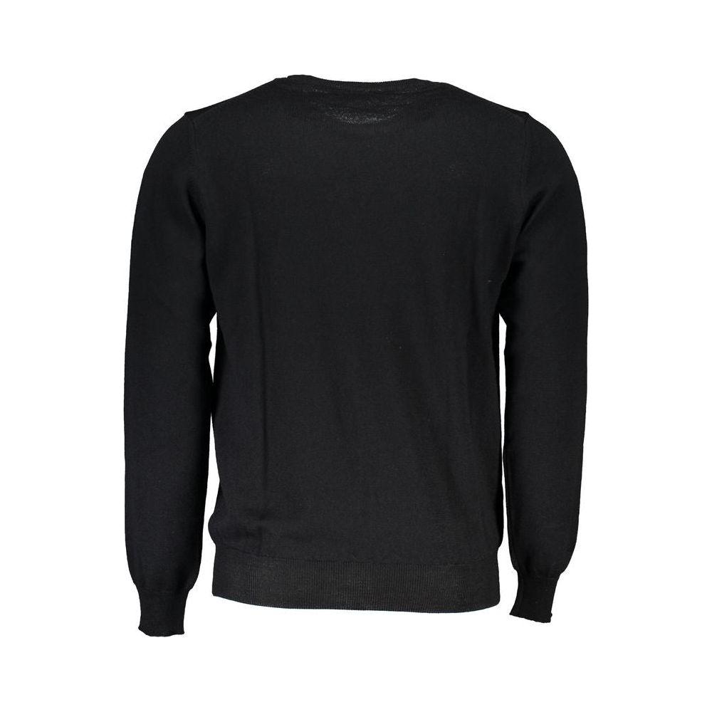 North Sails Black Fabric Men Sweater