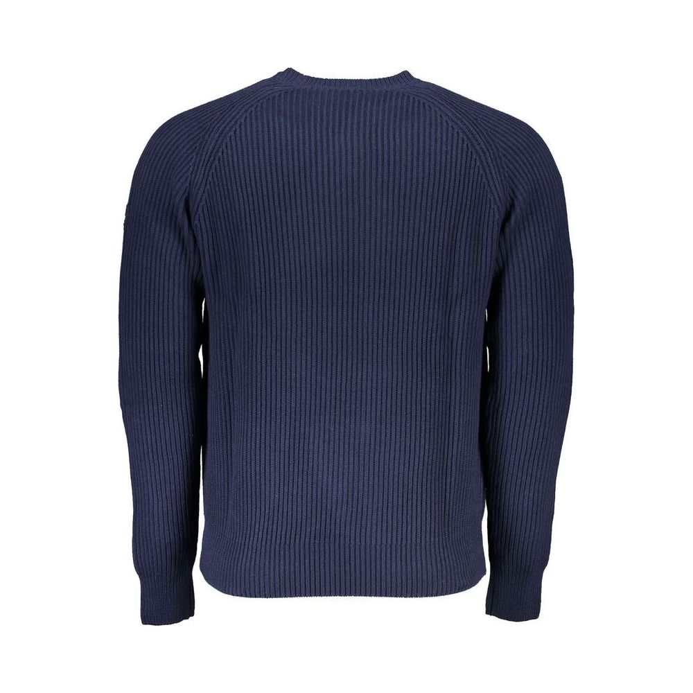 North Sails Eco-Conscious Crew Neck Sweater in Blue North Sails