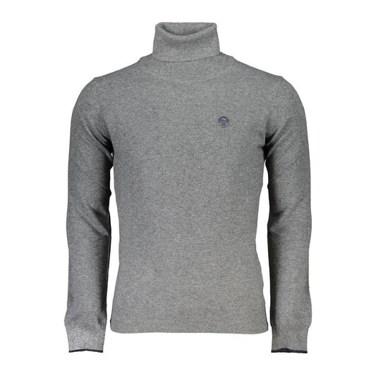 North Sails Gray Polyamide Men Sweater North Sails