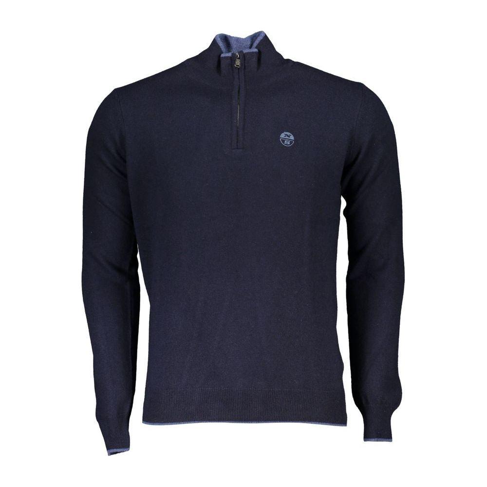 North Sails Blue Polyamide Men Sweater