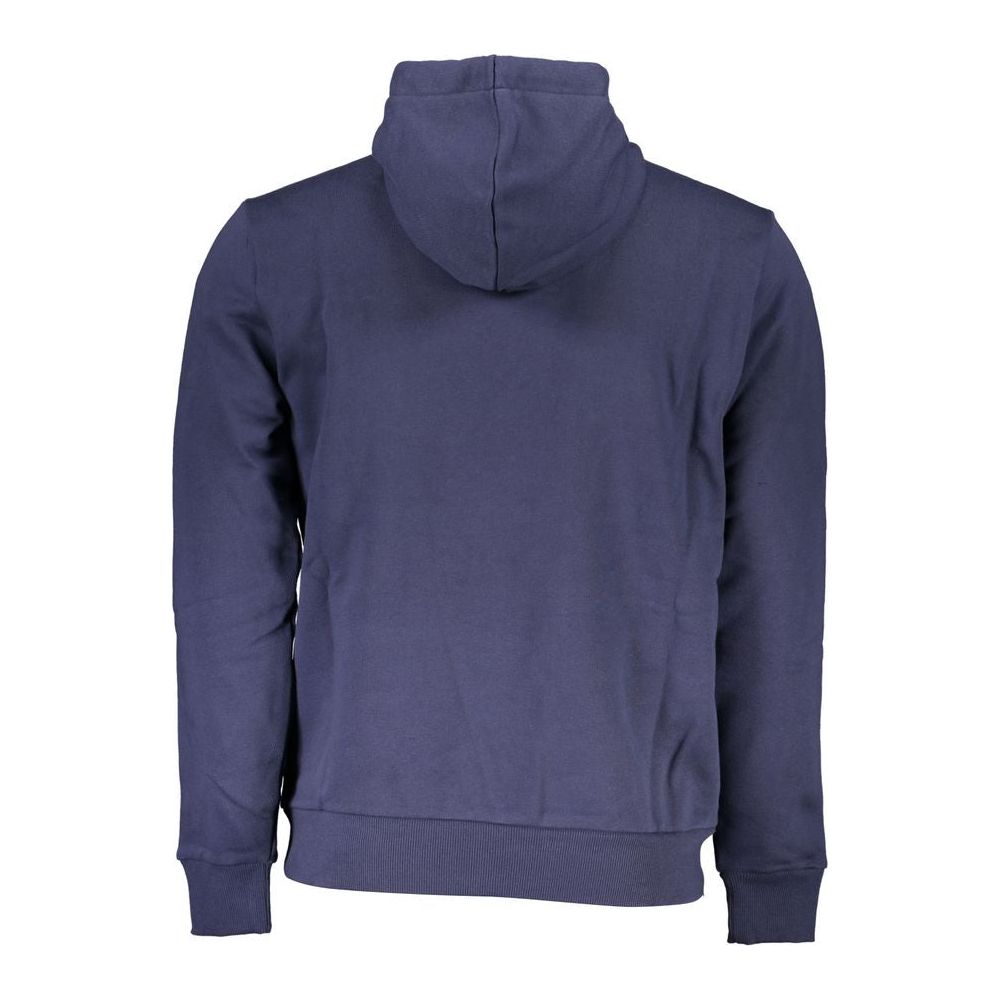 North Sails Eco-Conscious Blue Hoodie with Contrast Detail North Sails