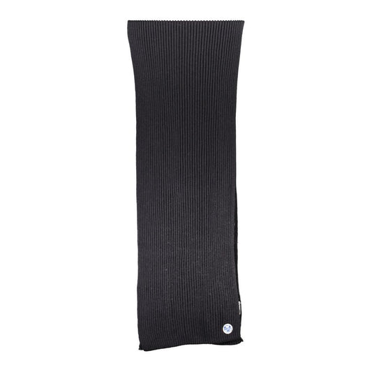 North Sails Eco-Chic Black Scarf with Designer Appliqué North Sails