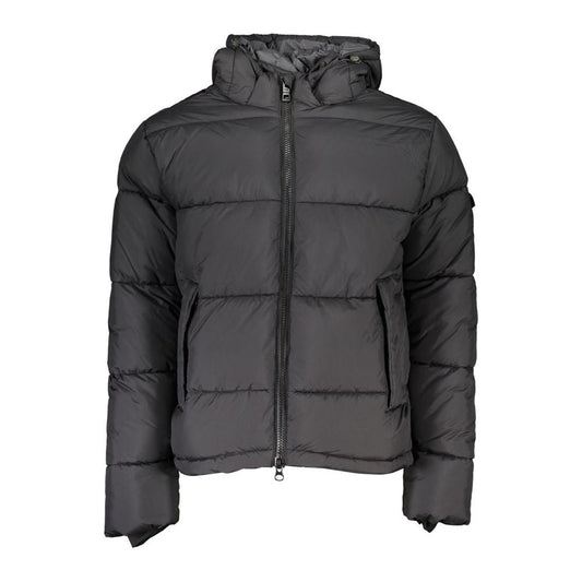 North Sails Eco-Conscious Black Jacket with Removable Hood North Sails