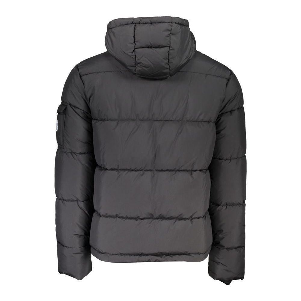 North Sails Eco-Conscious Black Jacket with Removable Hood North Sails