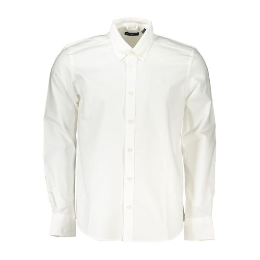 North Sails Elegant White Long Sleeve Button-Down Shirt North Sails