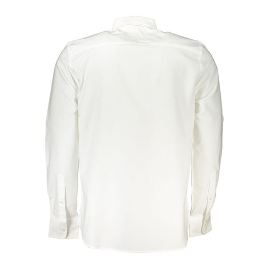 North Sails Elegant White Long Sleeve Button-Down Shirt North Sails