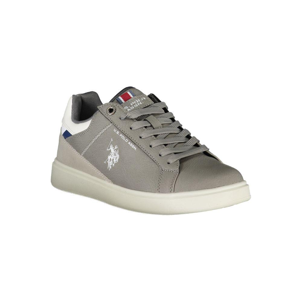 U.S. POLO ASSN. Sleek Gray Sneakers with Sporty Allure U.S. POLO ASSN.