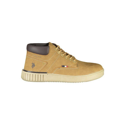 U.S. POLO ASSN. Brown Polyester Men Sneaker U.S. POLO ASSN.