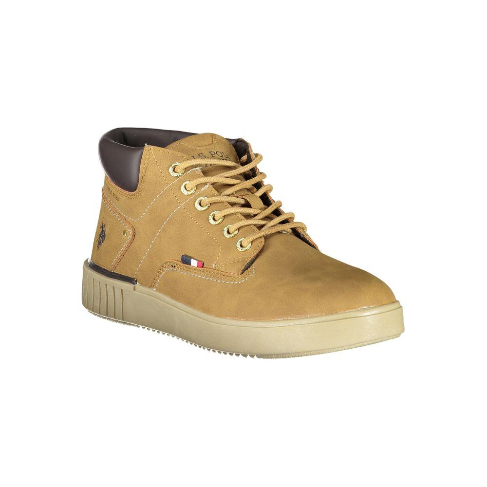 U.S. POLO ASSN. Elegant Lace-Up Boots with Contrast Details U.S. POLO ASSN.