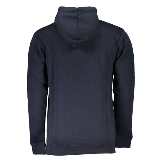 Cavalli Class Elegant Blue Hooded Sweatshirt Cavalli Class