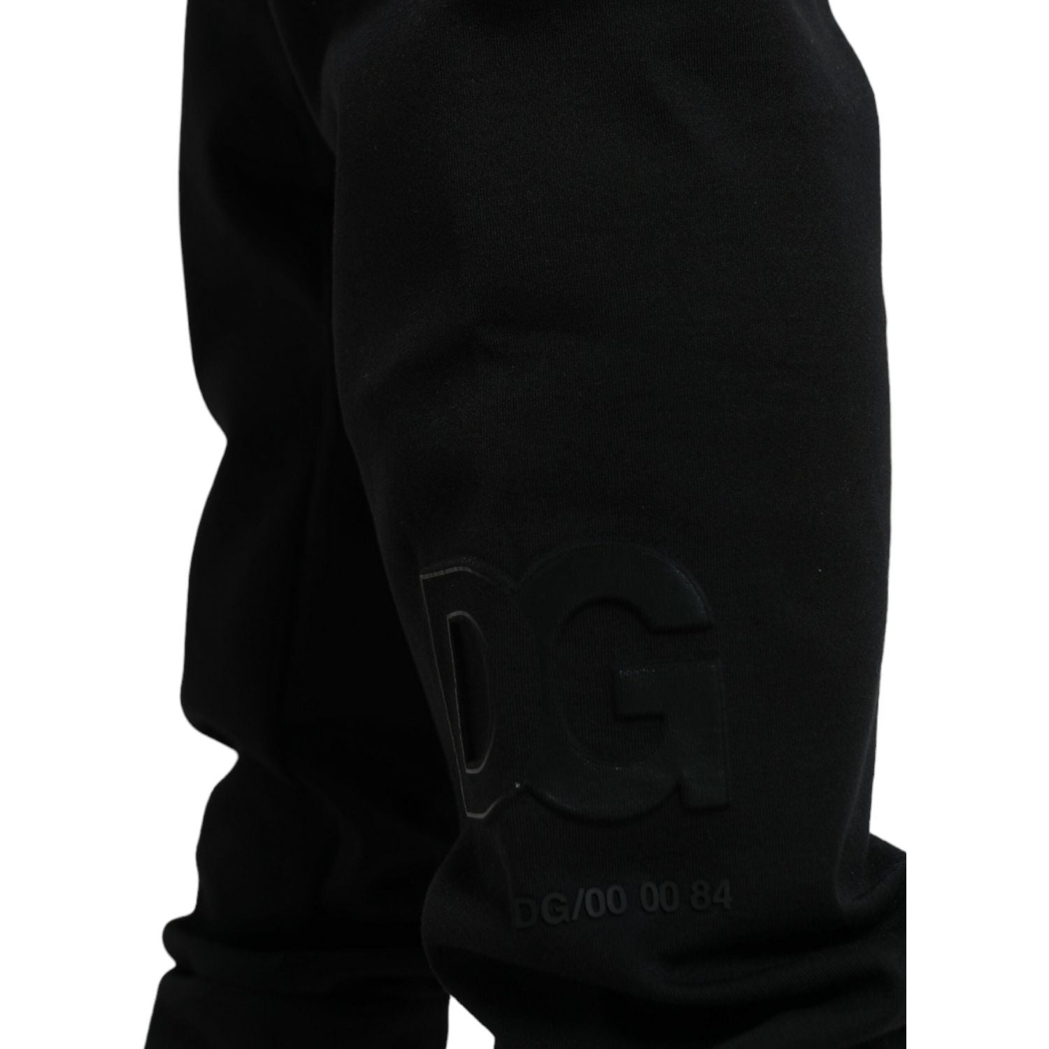 Dolce & Gabbana Elegant Black Jogger Pants - Cotton & Nylon Blend