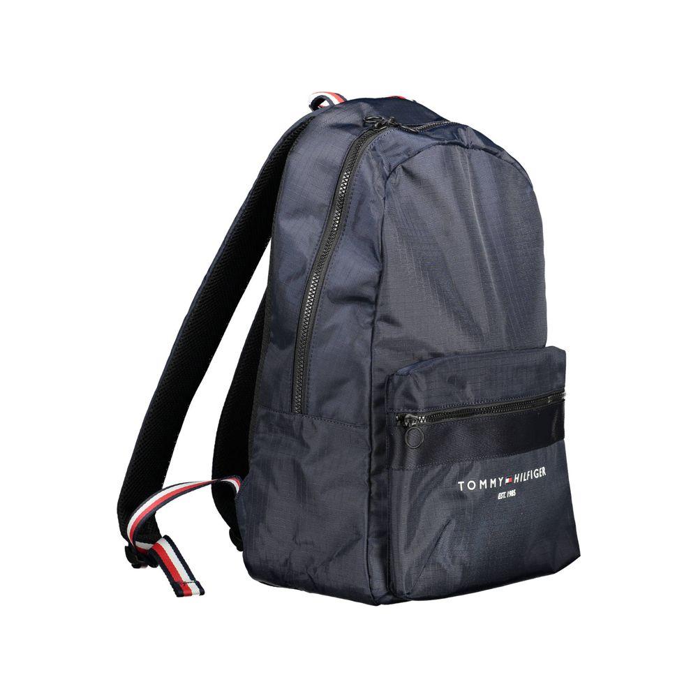 Tommy Hilfiger Eco-Chic Blue Backpack with Laptop Pocket Tommy Hilfiger