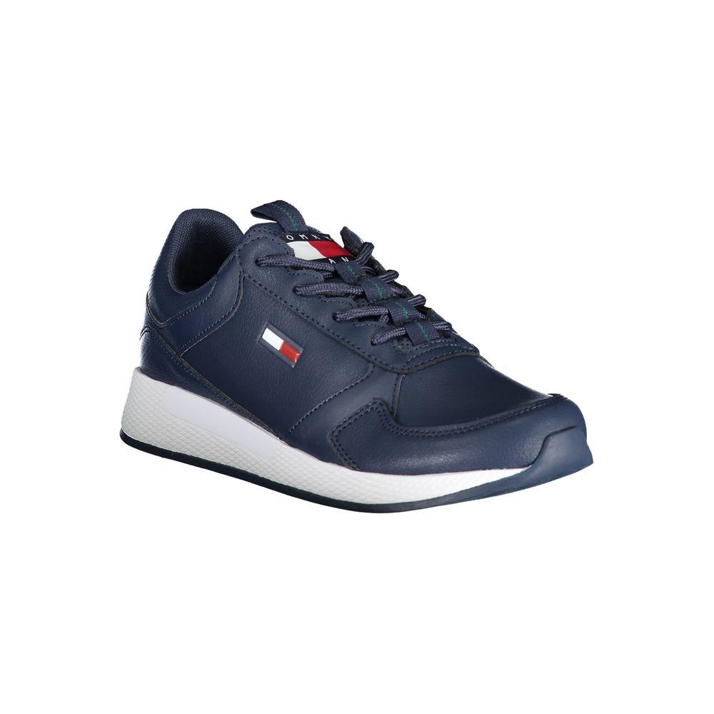 Tommy Hilfiger Chic Blue Contrast Lace-up Sneakers Tommy Hilfiger