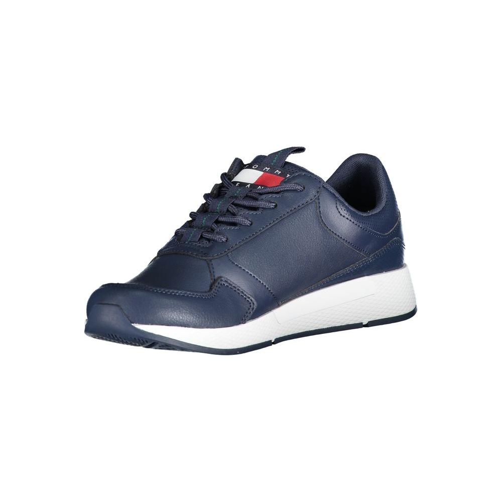 Tommy Hilfiger Chic Blue Contrast Lace-up Sneakers Tommy Hilfiger