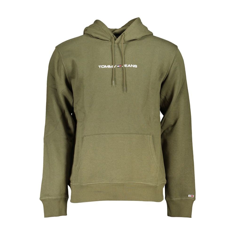 Tommy Hilfiger Chic Fleece Hooded Green Sweatshirt Tommy Hilfiger