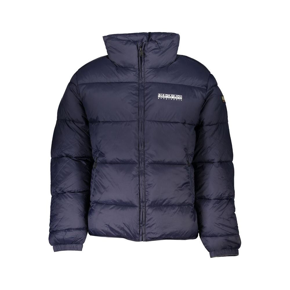 Napapijri Eco-Conscious Blue Jacket with Sleek Design