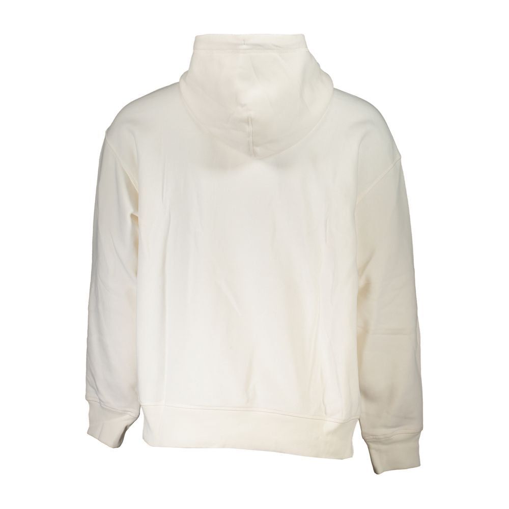 Tommy Hilfiger Elegant White Hooded Sweatshirt Tommy Hilfiger