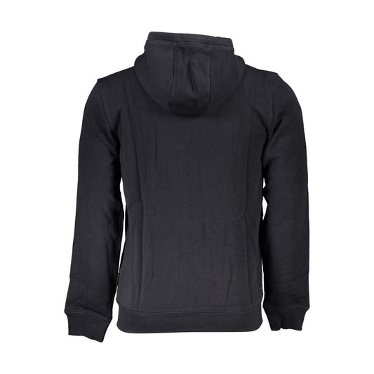 Napapijri Elegant Fleece Hooded Sweatshirt in Black Napapijri