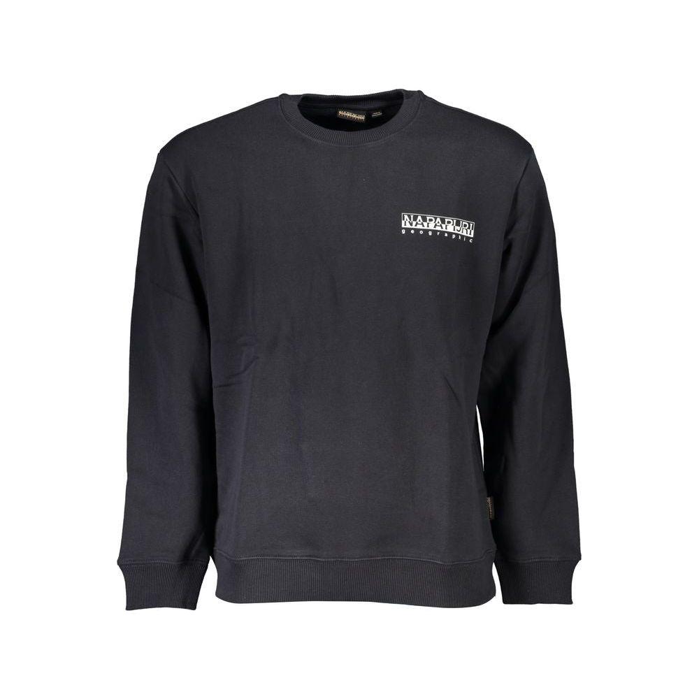 Napapijri Black Cotton Men Sweater