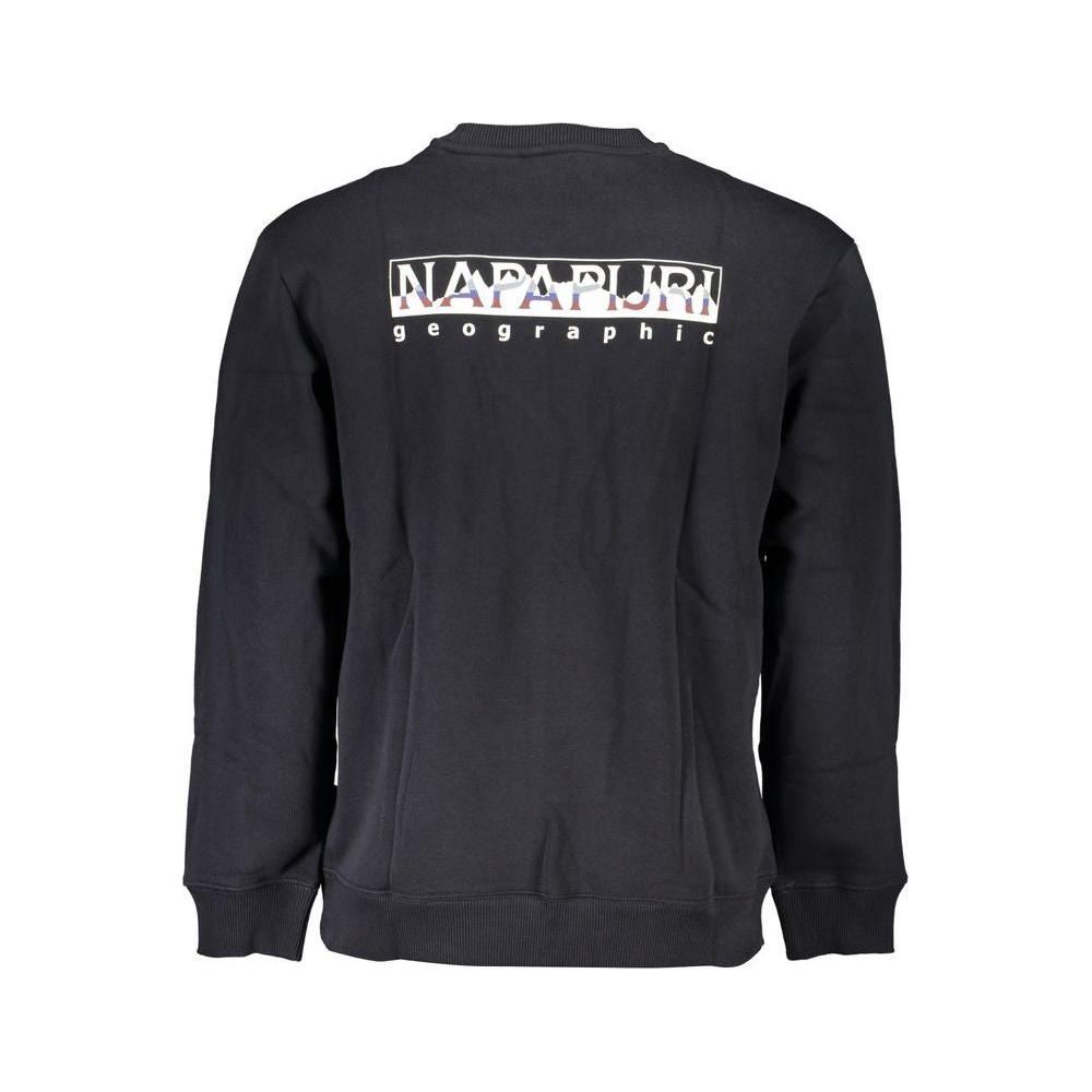 Napapijri Black Cotton Men Sweater