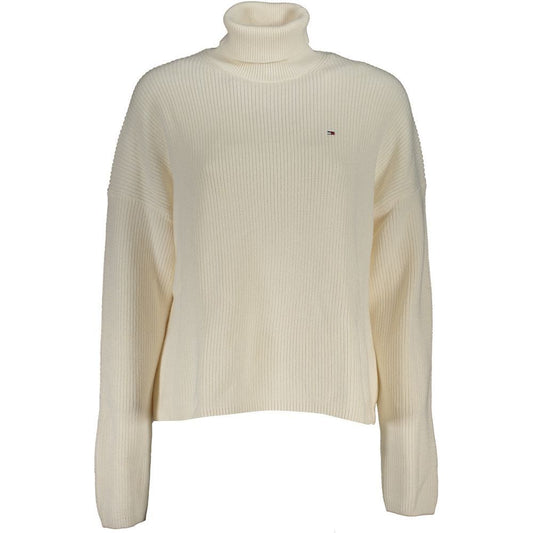 Tommy Hilfiger White Cotton Women Sweater Tommy Hilfiger