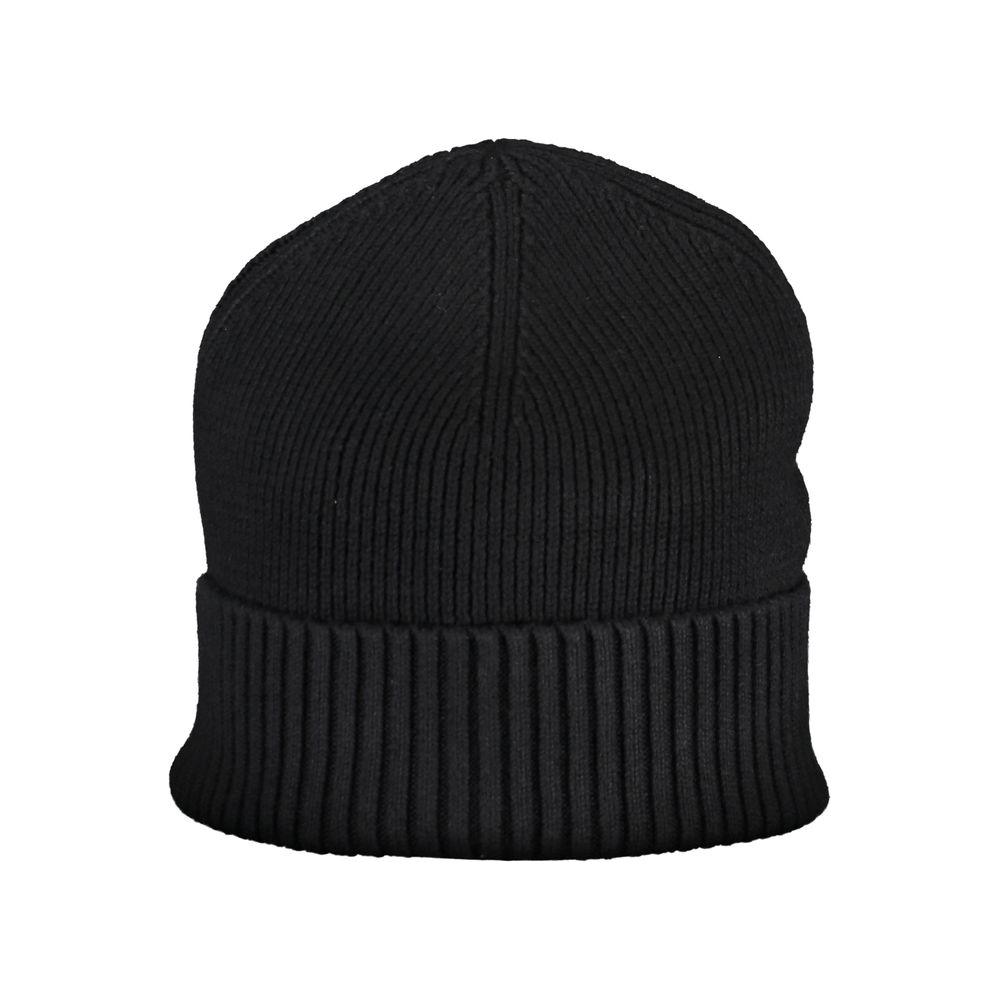 Tommy Hilfiger Black Cotton Unisex Hat Tommy Hilfiger