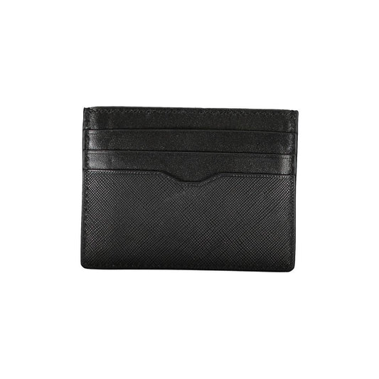 Tommy Hilfiger Sleek Leather Card Holder with Contrast Details Tommy Hilfiger