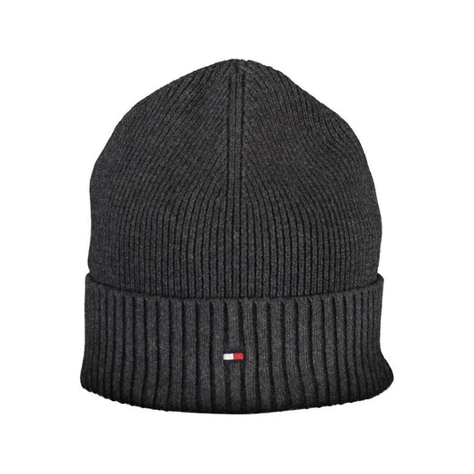 Tommy Hilfiger Gray Cotton Men Cap Tommy Hilfiger