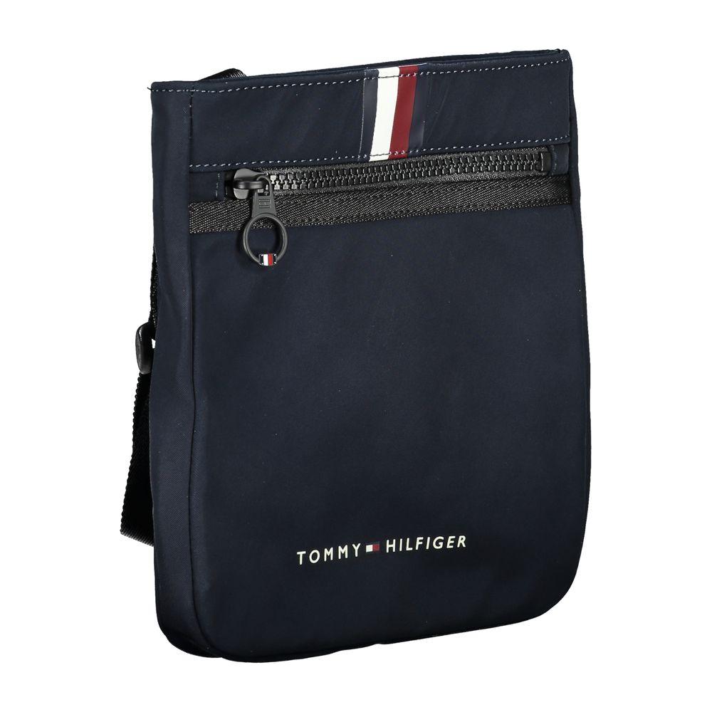 Tommy Hilfiger Chic Blue Shoulder Bag with Contrasting Details Tommy Hilfiger