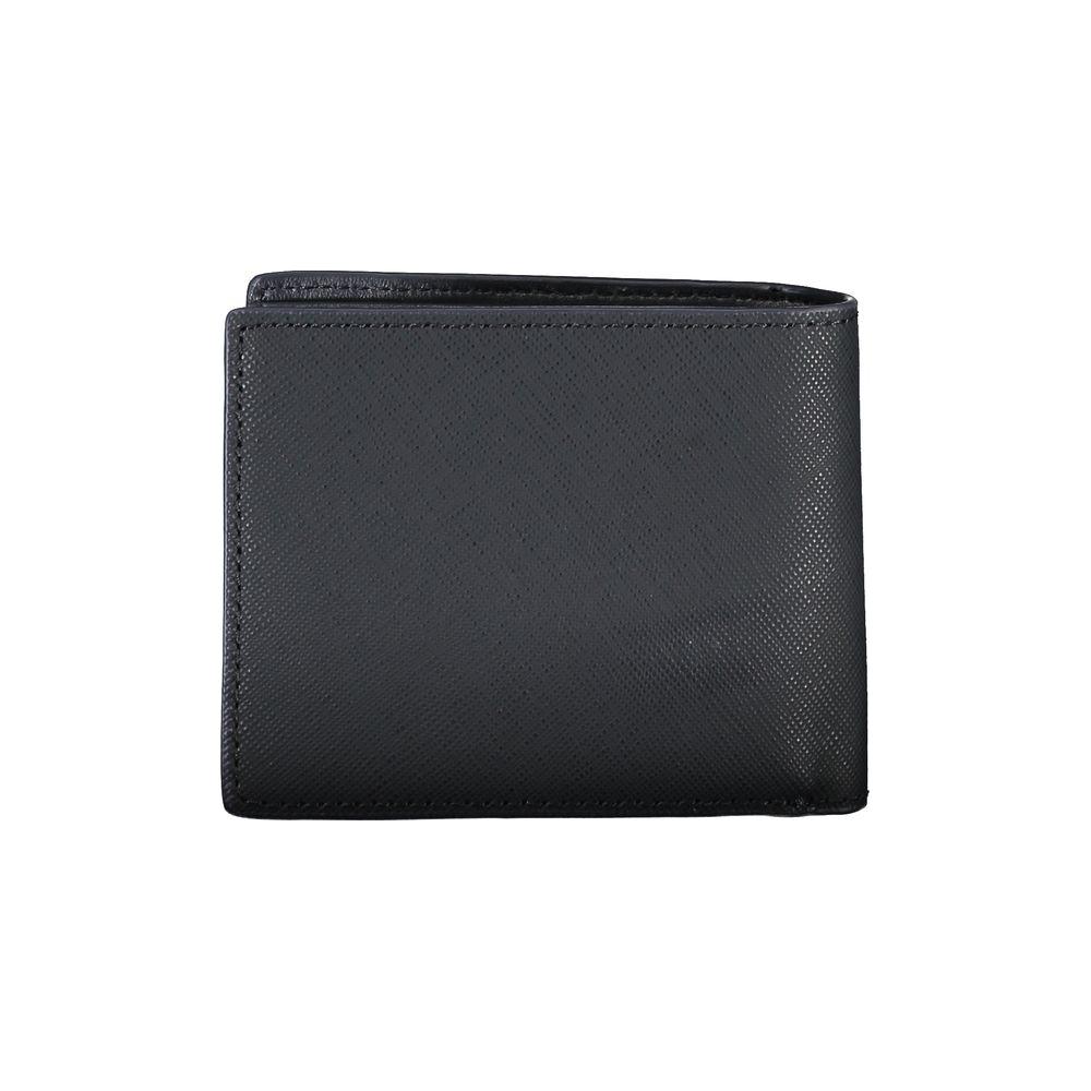 Tommy Hilfiger Classic Blue Leather Dual-Card Wallet Tommy Hilfiger