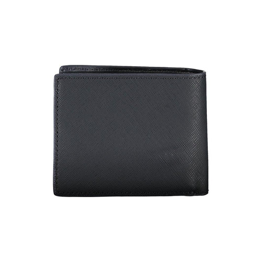 Tommy Hilfiger Classic Blue Leather Dual-Card Wallet Tommy Hilfiger