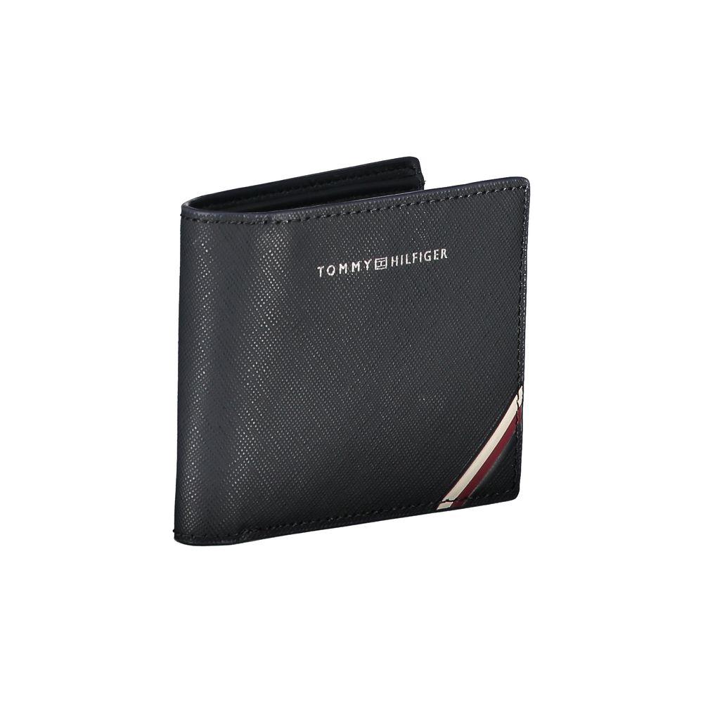 Tommy Hilfiger Classic Blue Leather Dual-Card Wallet Tommy Hilfiger