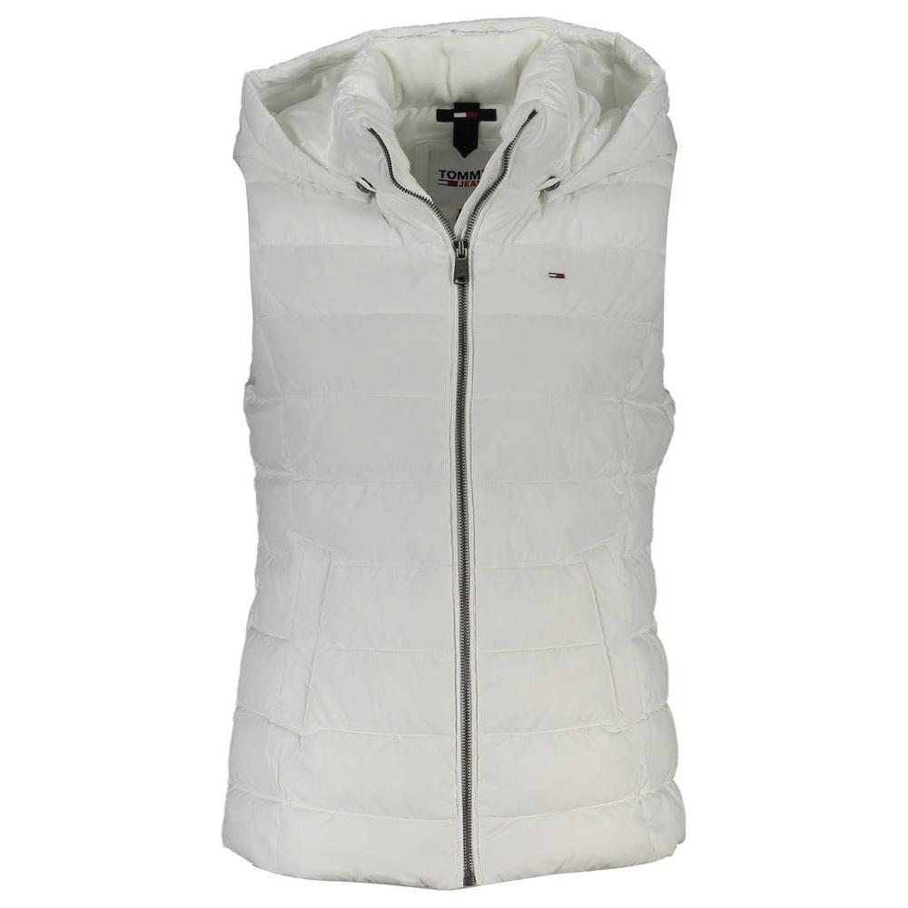 Tommy Hilfiger Chic Sleeveless Jacket with Removable Hood Tommy Hilfiger