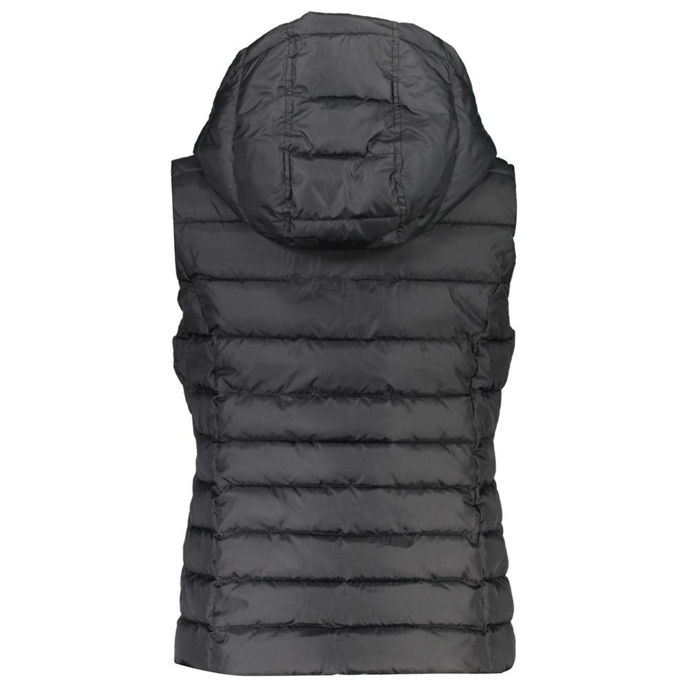 Tommy Hilfiger Elevated Sleeveless Hooded Jacket in Black Tommy Hilfiger