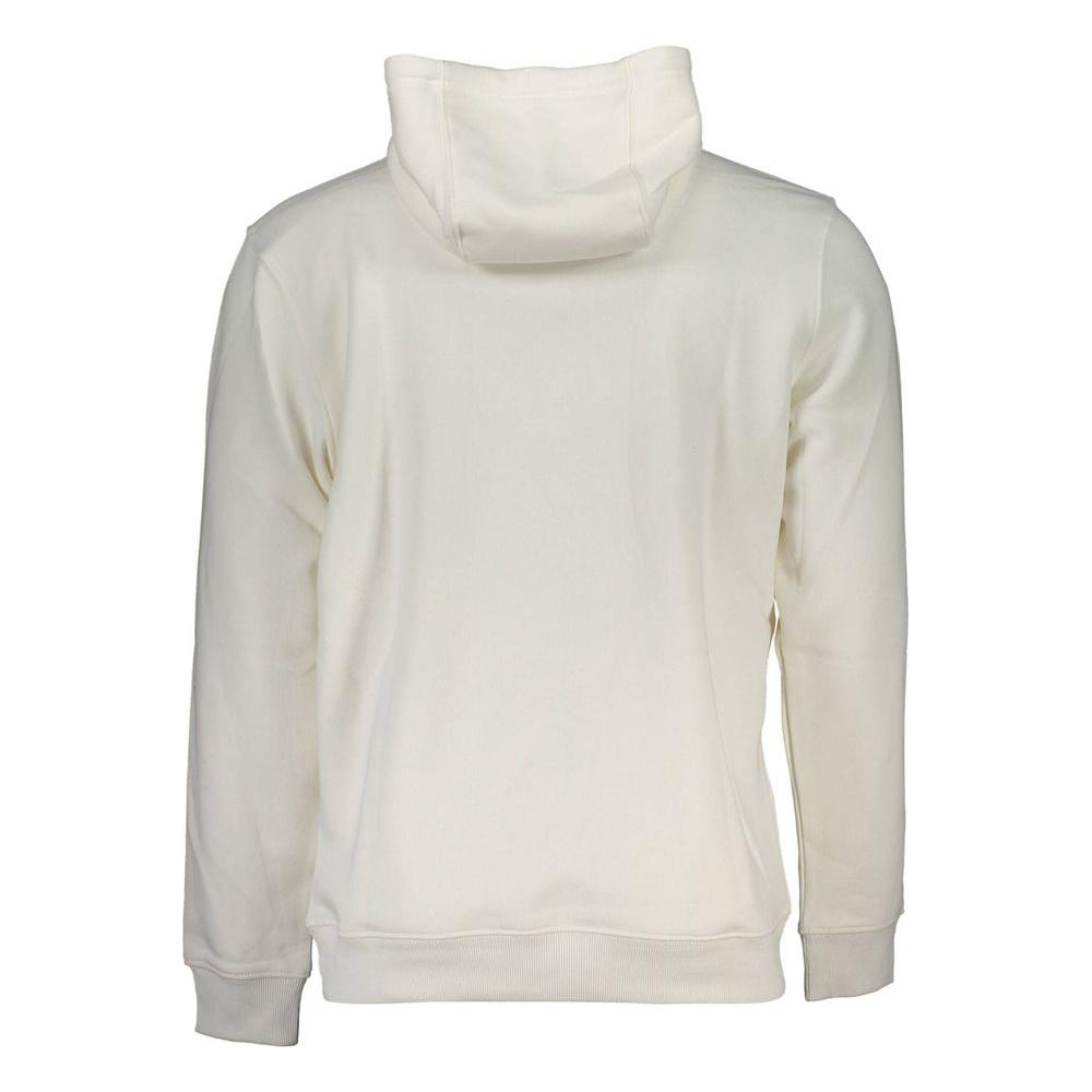 Tommy Hilfiger Chic White Hooded Fleece Sweatshirt Tommy Hilfiger