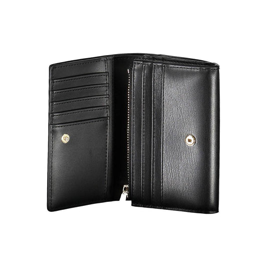 Tommy Hilfiger Chic Black Two-Compartment Wallet with Coin Purse Tommy Hilfiger